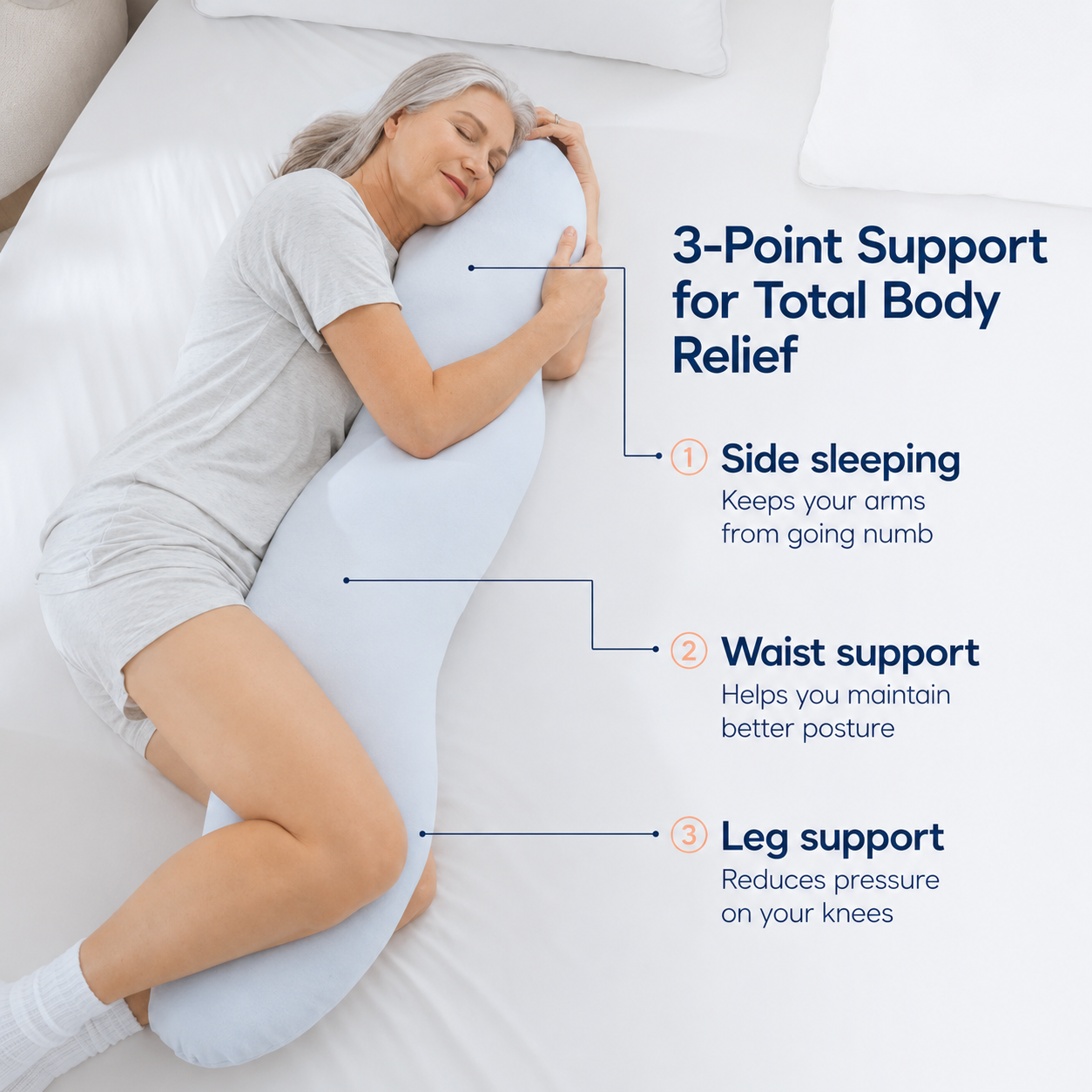 Sleep Tuckd Body Pillow