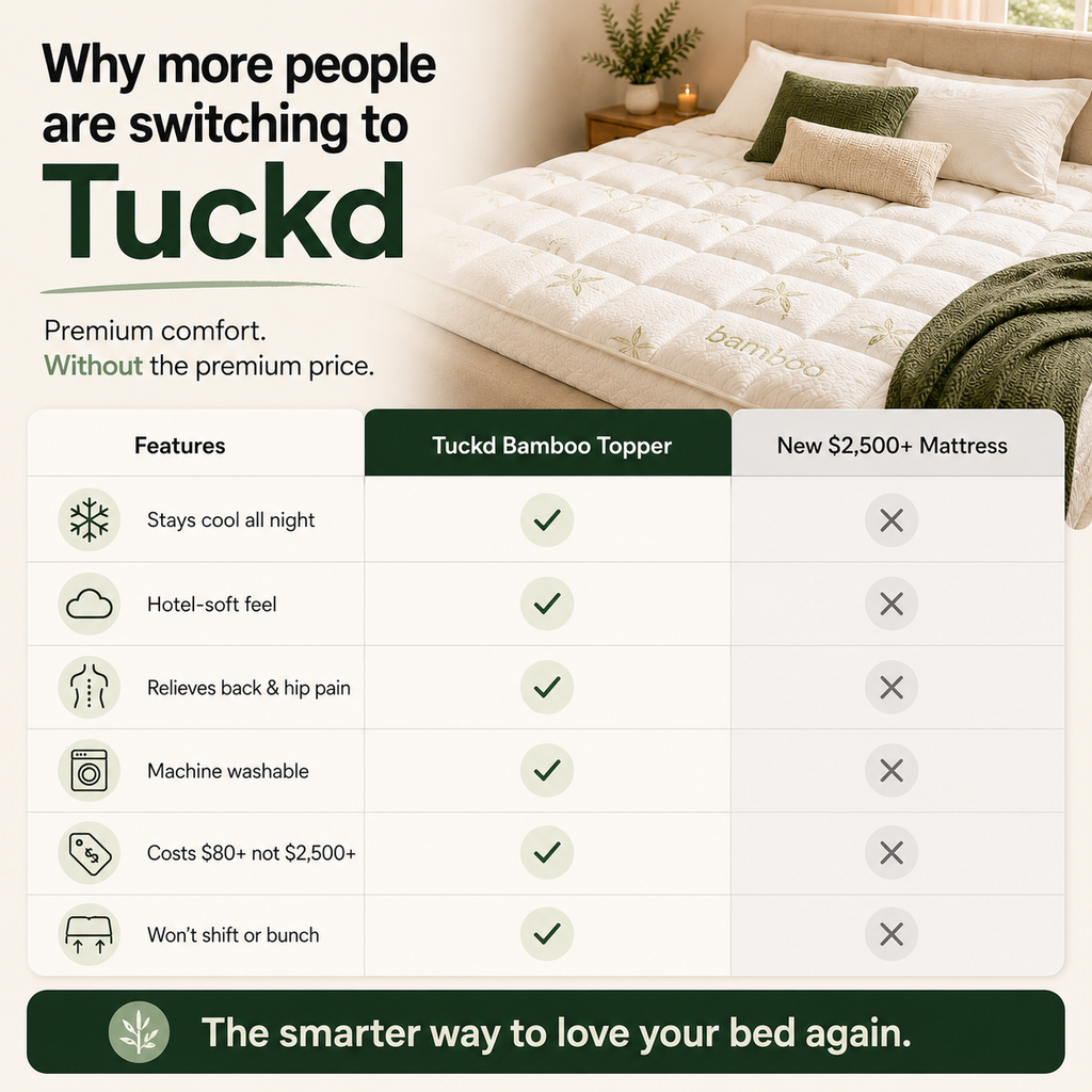 The Tuckd Bamboo Topper