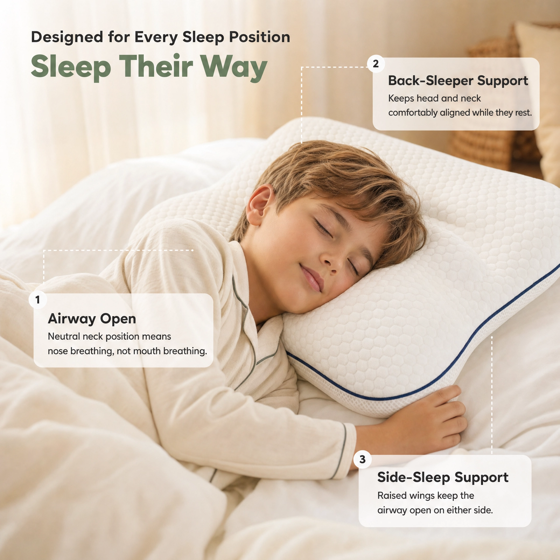 Deep Sleep Kids Pillow